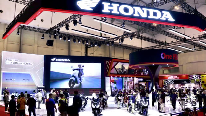 Booth Honda di IMOS 2024