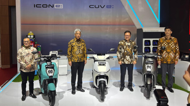Motor listrik Honda di IMOS 2024