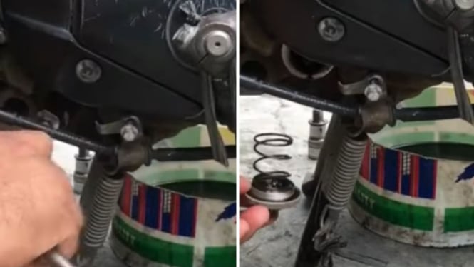 Cara bersihkan filter oli
