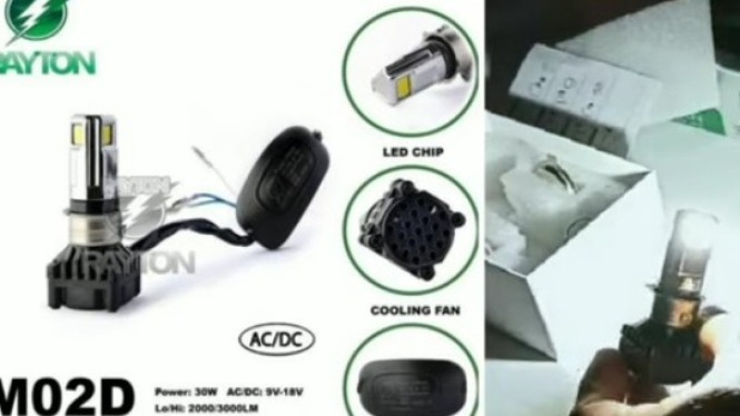 Lampu LED untuk motor