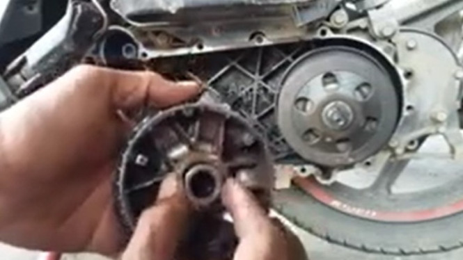 Cara Atasi v-belt yang cepat putus.