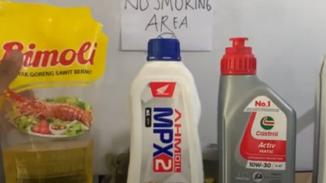 Jangan ditiru, eksperimen minyak goreng pengganti oli