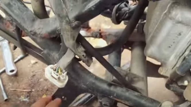 Viral rangka motor Honda keropos