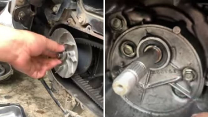 Mengatasi cvt rembes oli