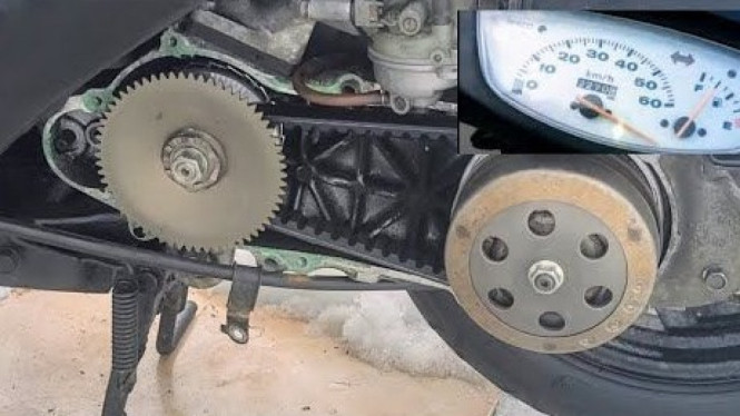 Ilustrasi Komponen CVT