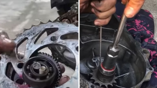 Membuat tracker bearing tanam dari baut