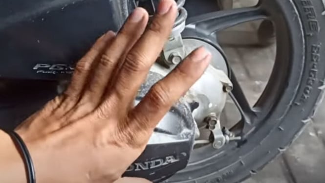 Rem belakang motor matic