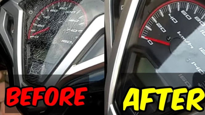 Trik Ampuh Hilangkan Retakan di Mika Speedometer Motor