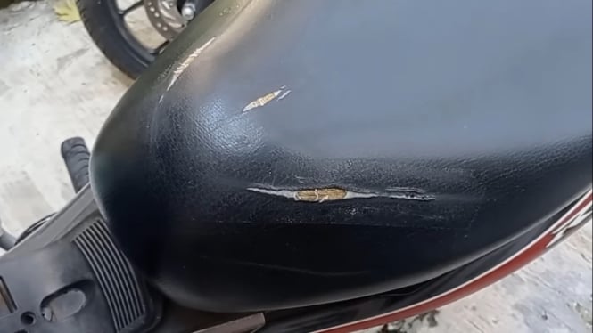 Jok Motor Bolong