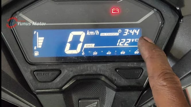 Speedometer Vario 150/160 LED Nyala Merah