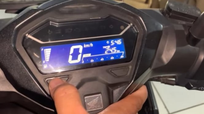 Trip A pada Speedometer