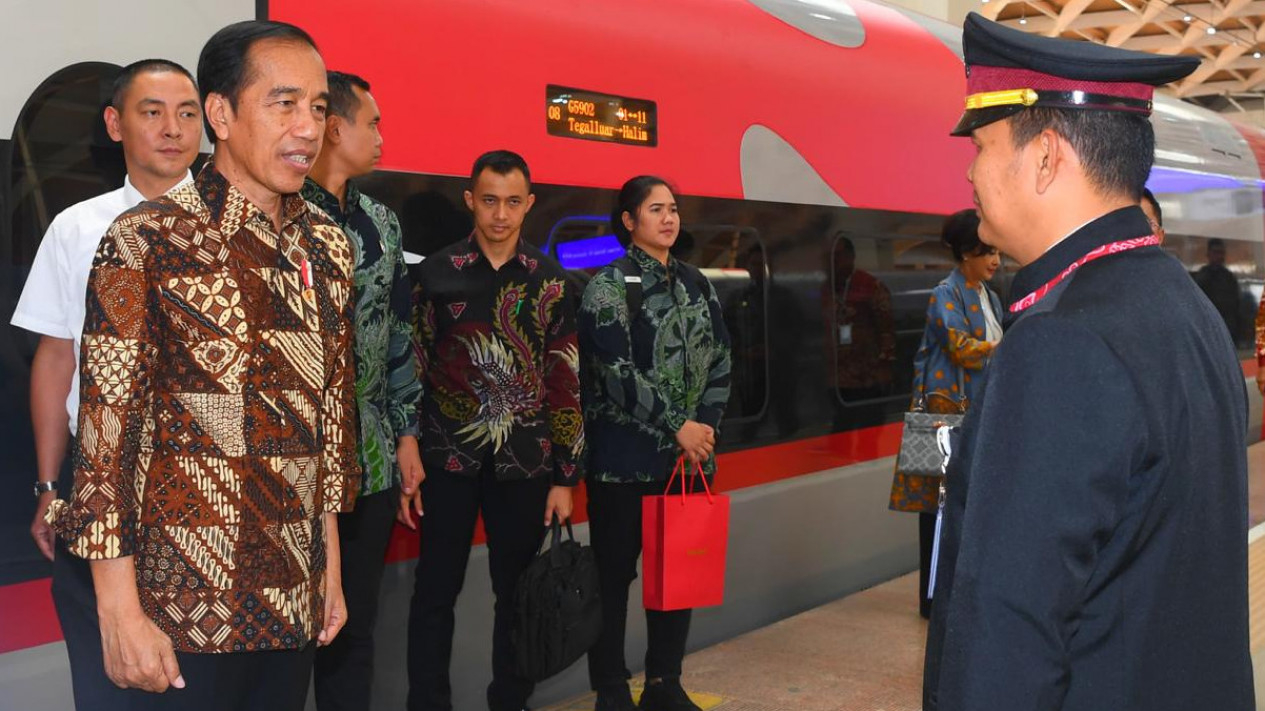 Presiden RI Joko Widodo Resmikan Operasional Kereta Cepat Whoosh