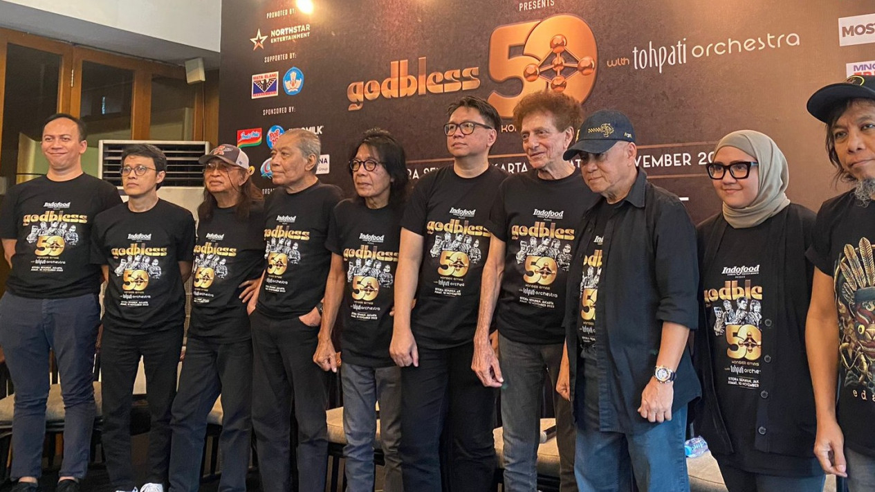 Antusiasme Kaka Slank Gabung di Konser 50 Tahun God Bless