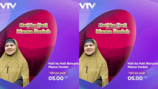 Jadwal Acara VTV Sabtu 25 November, Inspirasi dari Mama Dedeh dalam