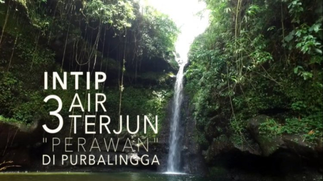 Air terjun perawan di Purbalingga