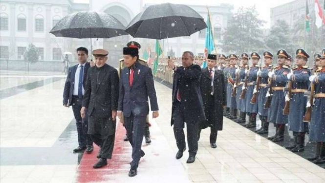 Presiden Jokowi di Afganistan