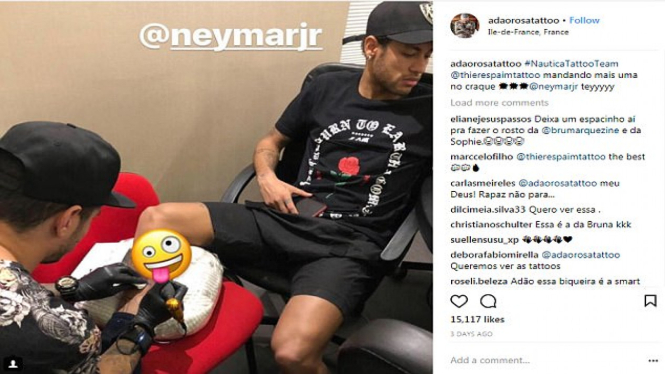 tatto neymar