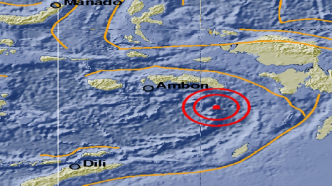 Gempa 5,2 SR Guncang Maluku, Tidak Berpotensi Tsunami