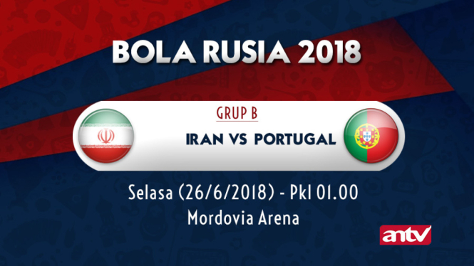 BOLA RUSIA2018 IRAN VS PORTUGAL