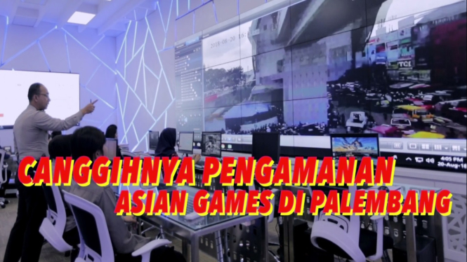 Command Center Palembang, Sistem Keamanan Asian Games