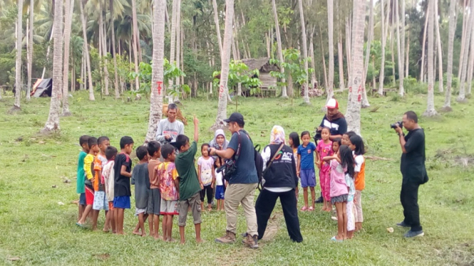 Relawan ACT lakukan aksi trauma healing