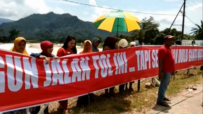 Harga Tidak Sesuai NJOP, Warga Blokir Lahan Proyek Jalan Tol Padang-Pariaman