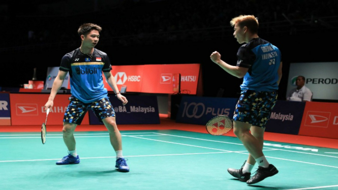 Kevin Sanjaya Sukamuljo/Marcus Fernaldi Gideon belum terbendung