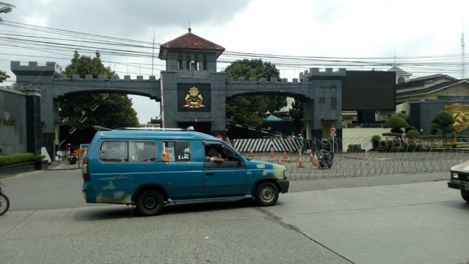 suasana mako brimob jelang pembebasan ahok