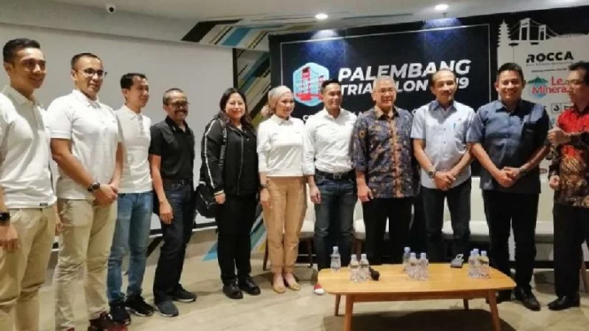 Kontribusi VIVA Grup di Palembang Triathlon 2019