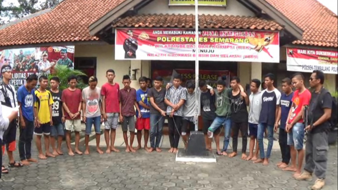 Kelompok Remaja Pelaku Penganiayaan Rizal di Semarang Diringkus
