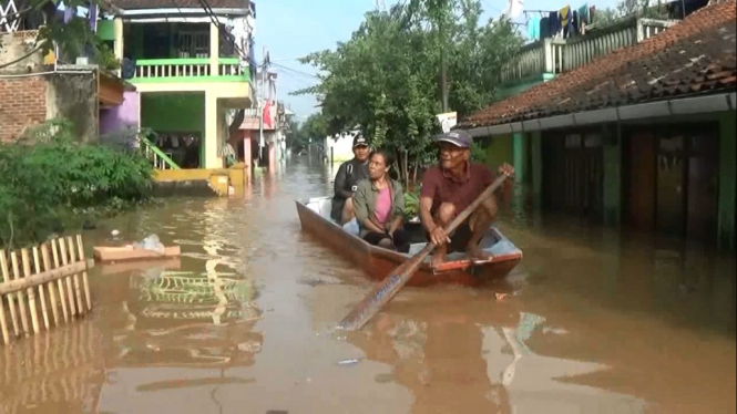 Ratusan Rumah di Kabupaten Bandung Terendam Banjir