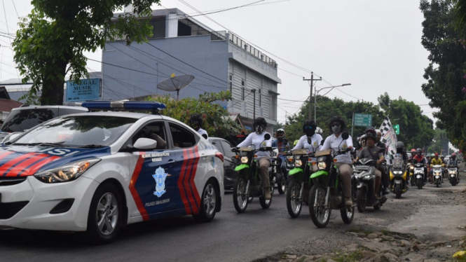 Millenial Safety Road Festival, Polres Simalungun Konvoi Keselamatan