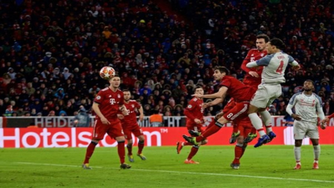 Van Dijk menciptakan satu gol dalam kemenangan 3-1 Liverpool atas Bayern