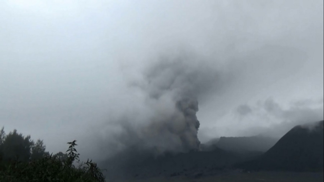 Aktifitas Gunung Bromo Meningkat, Asap Tebal Setinggi 1.200 Meter
