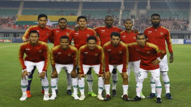 Timnas Indonesia Berhasil Mengalahkan Myanmar 2-0 di di Mandalar Thiri Stadium, pada Senin 25 Maret 2019