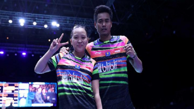 Tontowi-Winny lolos ke babak perempat final Malaysia Open 2019, mengalahkan Hafiz-Gloria , 19-21, 21-18, 21-19