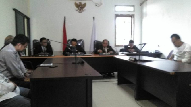 Suasana Sidang KIP Terkait keterbukaan kepada publik