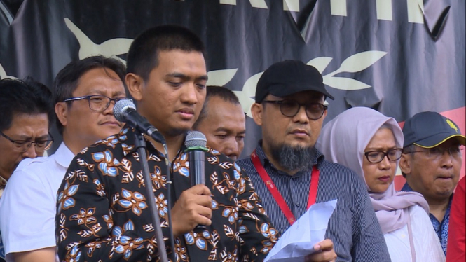 Tokoh Nasional Tuntut Presiden Jokowi Ungkap Pelaku Penyiram Air Keras Novel Baswedan