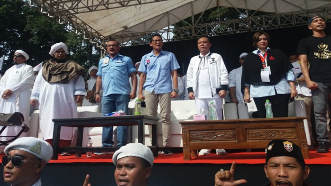 Puluhan Ribu Orang Hadiri Kampanye Akbar Prabowo-Sandi di Tangerang