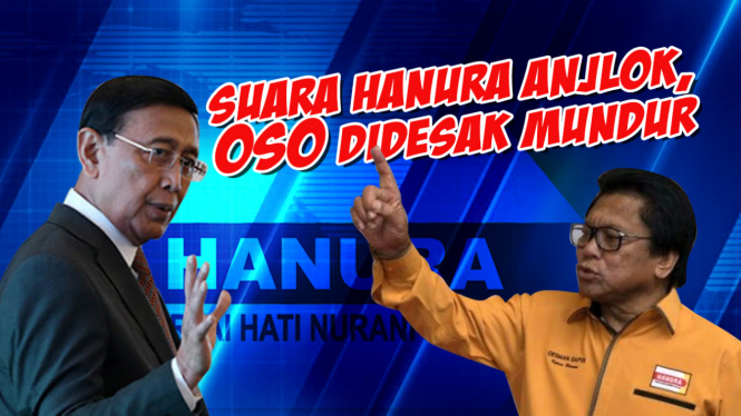 Hanura Anjlok, Oso Didesal Mundur