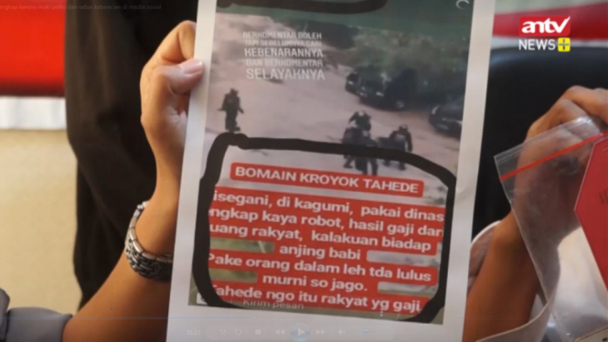 Pemuda Memaki Polisi Melalui Instagram Dengan Bahasa Gorontalo