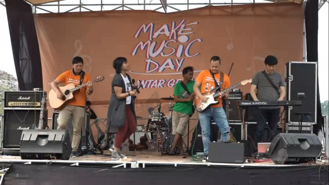 Festival 'Make Music Day' Bersama Anak-anak TPST Bantar Gebang Bekasi