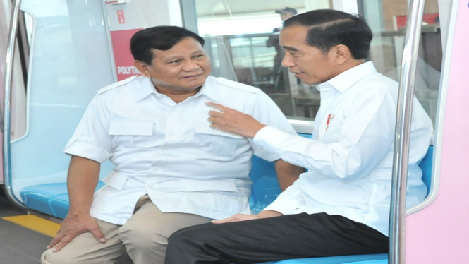 Rekonsiliasi Politik, Jokowi dan Prabowo Bertemu Hari Ini di MRT Lebak Bulus