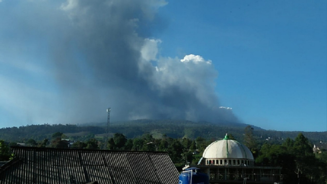 Gunung tangkuban perahu erupsi