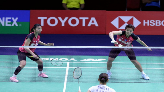 Greysia Polii-Apriyani Rahayu ditaklukkan wakil Korea Selatan, Ye Na Chang-Hye Rin Kim di babak perempat final