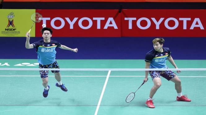 Kevin-Marcus saat beraksi di Thailand Open 2019