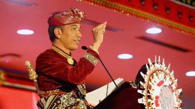 Kongres V PDIP, Jokowi: Mohon maaf Pak Prabowo, di Bali menang 91,6 Persen