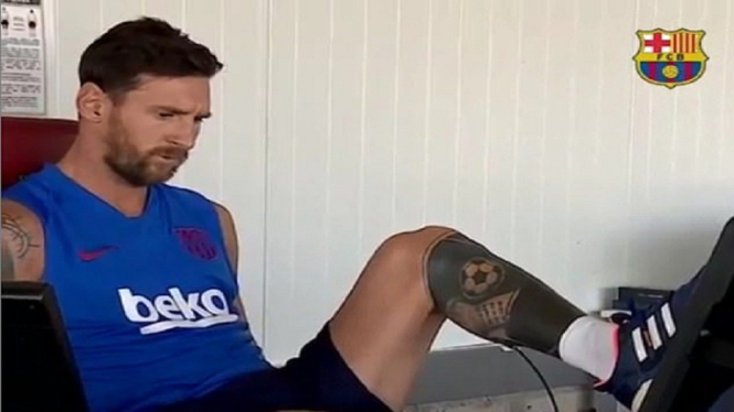 Megabintang Barcelona, Lionel Messi terancam absen membela Los Cules menghadapi Athletic Bilabo, di laga pembuka Liga Spanyol 2019-2020