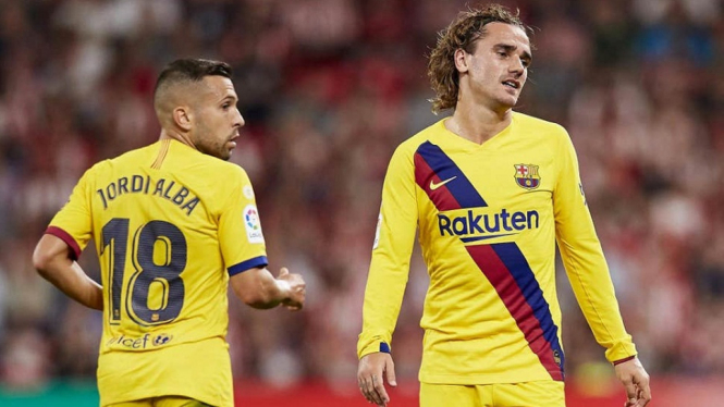 Debut Antoine Griezmann ternoda oleh kekalahan 0-1 Barcelona dari Athletic Bilbao