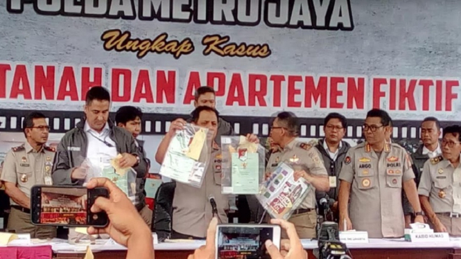 Polda Metro Jaya ungkap kasus tanah dan apartemen fiktif
